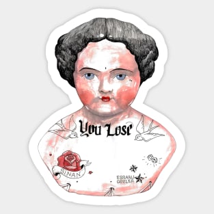 You Lose! Sticker